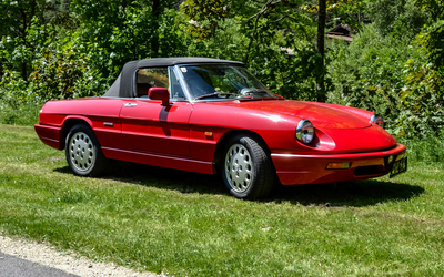 Alfa Romeo Spider 2.0l (4th generation) from 3rd hand historical registration matching numbers km traceable (1991)