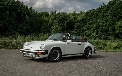 Porsche 911 Carrera 3.2 Cabrio (1985), Scheckheft, Classic Data Note 2+, Originalzustand