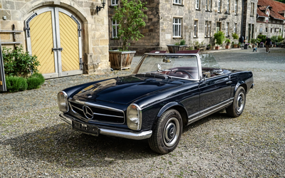 Mercedes-Benz W113 250 SL Automatic mit Motor des 280 SL Restauriert 30.000 € Investitionen Radio Servolenkung Neue Reifen Deutsche Erstauslieferung (1967)