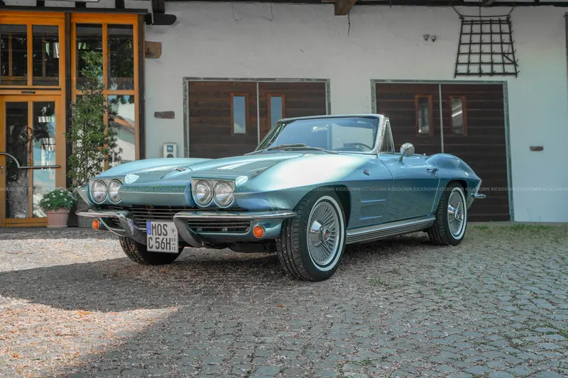 Corvette C2 Stingray Cabriolet (1964), Handschalter, restauriert, Gutachten Note 2+, US-Import
