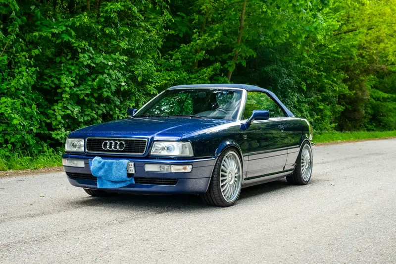 Audi Cabriolet B4 2.6 (1997), Liebhaberfahrzeug mit V6-Motor, Gutachten Note 1-, Sportfahrwerk und Sportauspuff