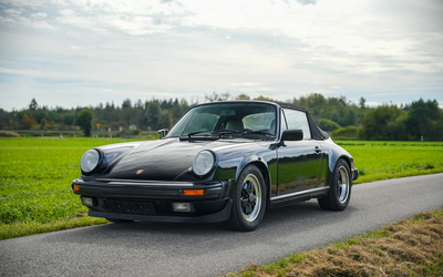 Porsche 911 Carrera 3.2 Cabriolet, US-Modell, neue Kupplung, mit Speedster-Persenning (1986)