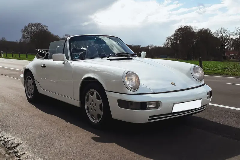 Porsche 911 964 Carrera 2 Cabriolet (1991), Aktuelles Wertgutachten (Note 2+), Originalzustand ohne Nachlackierungen, Unfallfrei