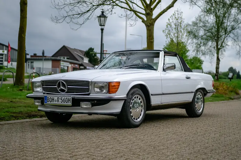 Mercedes-Benz R107 560 SL Wertgutachten Note 2 H-Kennzeichen 2. Hand TÜV Zugelassen Verzollt US-Import (1986)