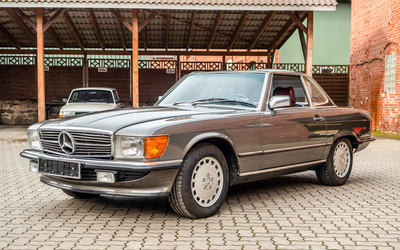Mercedes-Benz R107 560 SL hervorragender Zustand Hardtop Vollleder Klima nur 114.000km perfekt für Sammler (1986)