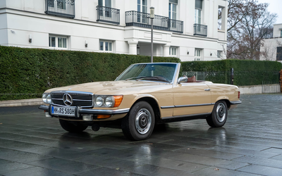 Mercedes-Benz 450 SL R107 (1973), early series, rare color combination, extensive investments, Classic Data Note 2