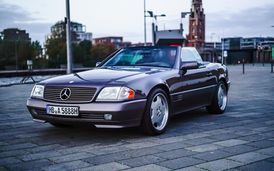 Mercedes Benz R129 500 SL Bornit Metallic Fair Weather Vehicle Meticulously Maintained with Current TÜV (1993)
