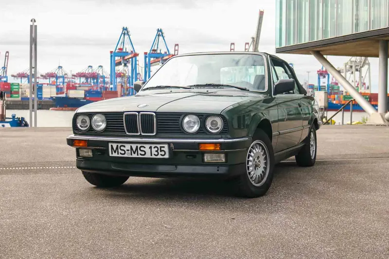 BMW 320i E30 Cabrio M-Tech 2 Lenkrad nur 100t Km neue Kupplung, Leder, e. Fensterheber, Historie (1990)