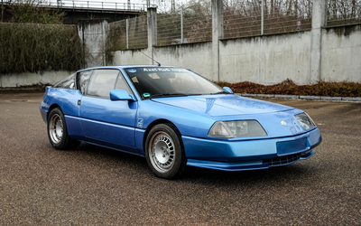 Renault Alpine GTA V6 Turbo, 3rd hand, owned since 2000 With sports exhaust (1990)