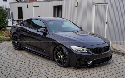BMW M4 F82 with adaptive suspension, rare manual transmission, extensive investments (2014)
