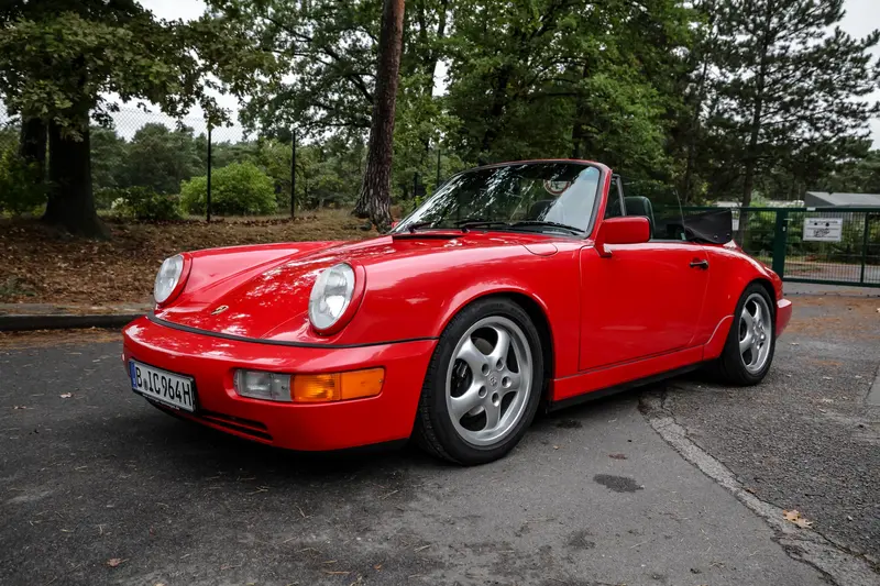 Porsche 964 911 Carrera 2 Cabriolet (1991), niedriger Kilometerstand, Wertgutachten aus 2023 mit Note 2