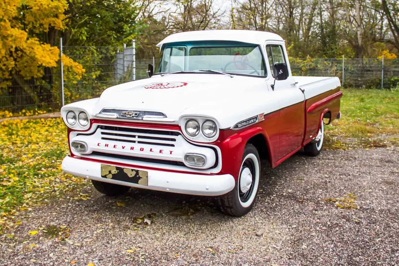 Chevrolet 3200 Apache Pick Up 86t mi Einmaliges Fahrzeug Restauriert Gutachten 1- (1959)