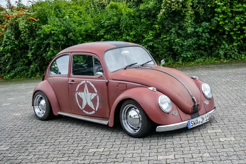 Volkswagen Käfer 1200 Custom-Car Luftfahrwerk Doppelweberanlage Nur 58.000 km Laufleistung (1985)