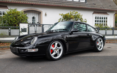 Porsche 911 993 Carrera 4 (1996), manual transmission, Classic Analytics grade 2, 18-inch turbo rims, verifiable mileage