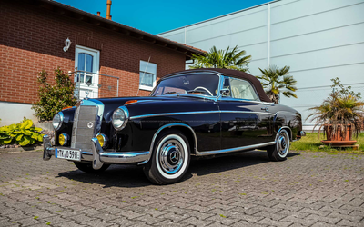 Mercedes Benz Mercedes 220 S Cabriolet Ponton (1959), seit 25 Jahren in einer Hand, Gutachten Note 2+, restauriert