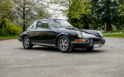 Porsche 911 T Targa Sportomatic (1969), only 1,282 units produced, only 57,000 km mileage, with checkbook, partially restored, certificate grade 2