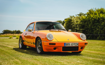 Porsche 911 G-model RS conversion (1974), extensive conversion in RS style, H license plate, and new TÜV certification