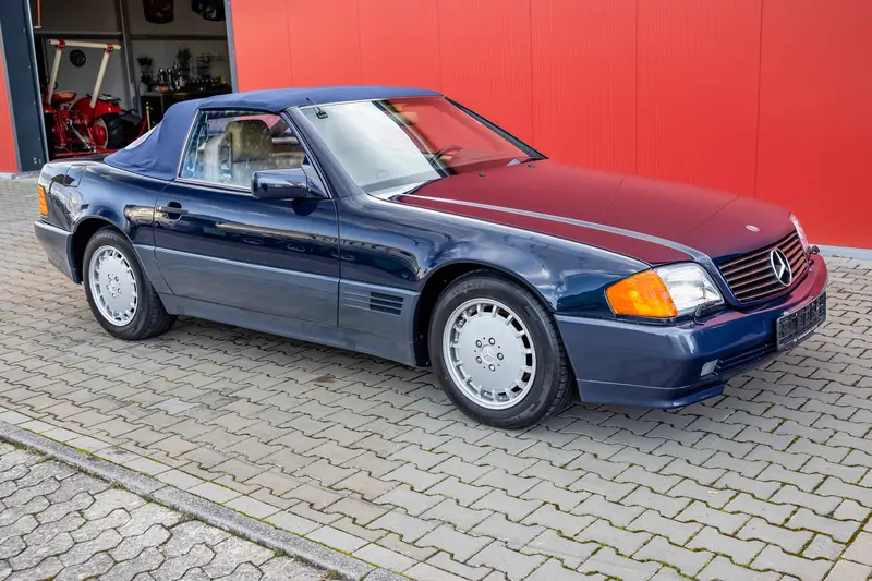 Mercedes-Benz R129 500SL aus 2. Hand mit geringer Laufleistung Becker Grand Prix 2000 Memory-Sitze (1991)