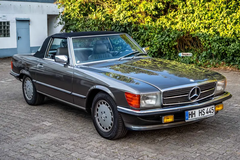 Mercedes-Benz R107 560SL power steering EU standard (1986)