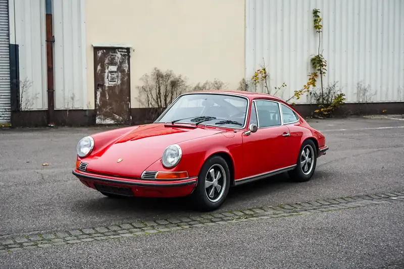 Porsche 911 E 2nd hand H license plate New service certificate Note 2 (1971)