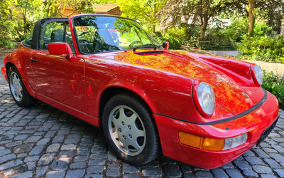 Porsche 911 964 Targa C2 indischrot original 43t mls (1991)