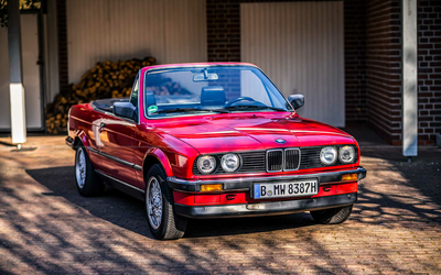 BMW E30 320i Cabriolet, sehr gepflegter Zustand, umfangreiche Dokumentation (1990)