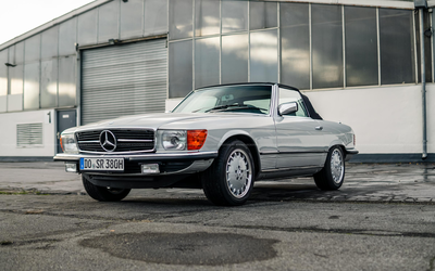 Mercedes-Benz R107 450 SL Cabriolet US-Import Gutachten Note 2+ Neuwertiges Verdeck (1977)
