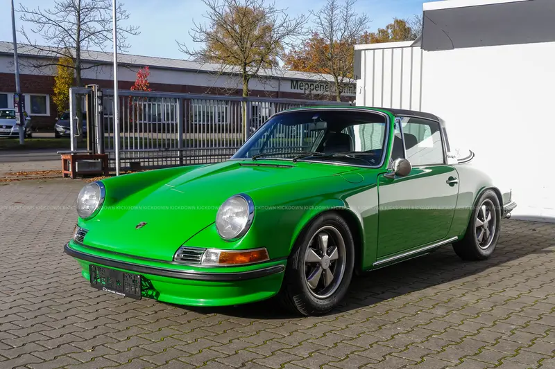 Porsche 911 T Targa (1971), German vehicle, Viper Green, TÜV and service new at time of sale