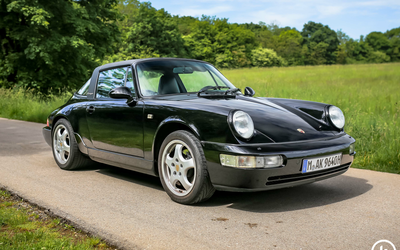 Porsche 911 964 Targa 4 Cupfelgen 5-Gang Klima Wertgutachten (1990)