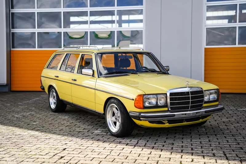 Mercedes Benz W123 230 TE Heliosgelb Originallackierung Zustandsnote 2 Gutachten (1982)