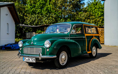 Morris Minor 1000 Traveller (1971), vollständig restauriert, Linkslenker, Classic Data Note 1, Sammlerfahrzeug