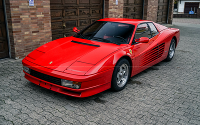 Ferrari F110 Testarossa Monodado Motor revidiert & Zahnriemen gewechselt Nachweislich 9.300 € investiert (1986)