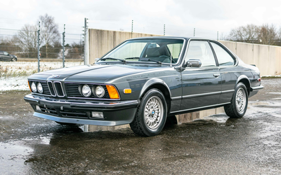 BMW E24 635 CSI 84t mi Delphingrau Service Inspektion (1982)