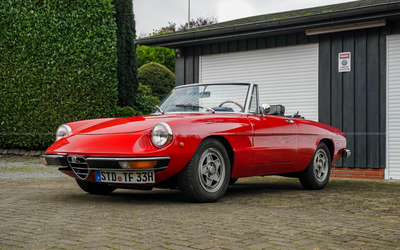 Alfa Romeo Spider 105 (1971), H-Kennzeichen, nur ca. 4.000 Exemplare, Investitionen von 10.000 €