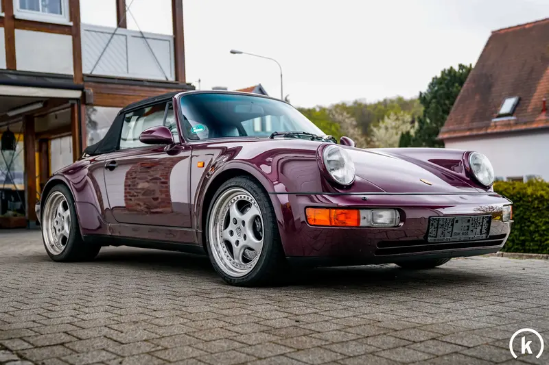 Porsche 911 964 WTL Cabrio original Scheckheft 18 Zoll Speedline Alu Erstlack (1992)