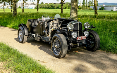 Railton Light Sports Straight 8 RHD (1938), extensively restored, canvas cover, good condition