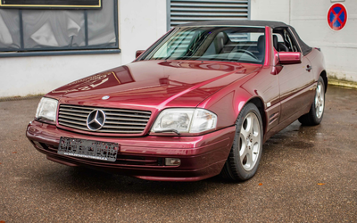 Mercedes Benz SL R129 320 Seat heating Memory current HU Service Ruby Red (1996)