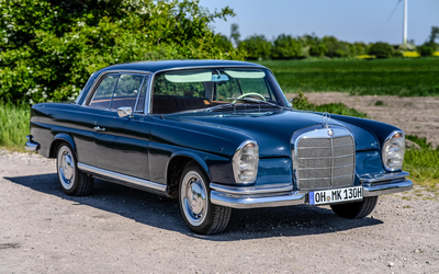 Mercedes Benz W111 220 SEB Coupe aus 3. Hand Restauriert H-Kennzeichen Neuer Motorservice (1962)