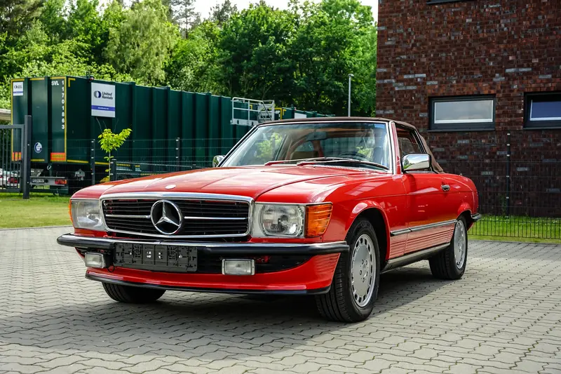 Mercedes-Benz R107 560 SL Restauriert 15.000 € Investitionen Wertgutachten Note 2+ Hardtop ABS Tempomat (1987)