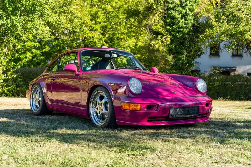 Porsche 911 964 Carrera 2 (1991), Sonderfarbe Sternrubin, Handschalter, erst 33.319 Kilometer, Top Zustand
