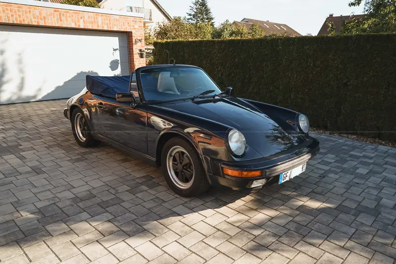 Porsche 911 Carrera Cabriolet (1988), G50 Getriebe, H-Kennzeichen, Fuchs-Felgen