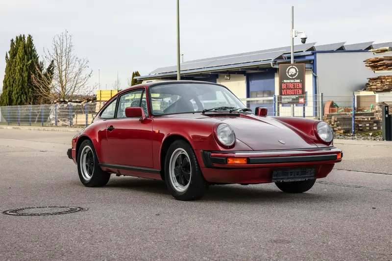 Porsche 911 G-Model SC Accident-free Only 50,046 km Wine red metallic 20,000 € Invested German first delivery (1981)