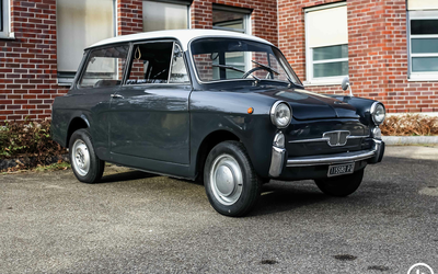 Autobianchi Bianchina Panoramica Bicolor besonderer Italo-Klassiker in gutem Zustand (1963)