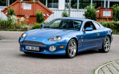 Aston Martin DB7 GT TÜV Seltene Version der Letzten Generation Farbkombination Blau-Blau (2003)