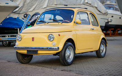 Fiat 500 F Nuova 4-speed 18hp imitation leather Restored excellent condition History (1973)