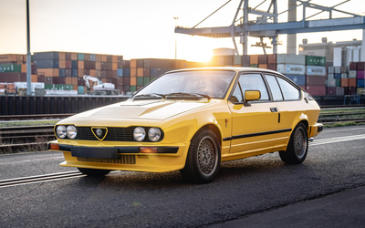 Alfa Romeo GTV 6 2,5 in Ferrari Gelb Motor überholt Matching Numbers (1985)