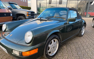 Porsche 964 C4 Cabrio Tannengrün Schaltgetriebe (1991)