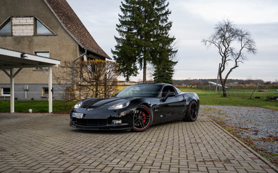 Chevrolet Corvette C6 Z06 Geiger Black Edition (2008), seltenes Sondermodell, umfangreiche Ausstattung, neuer Service