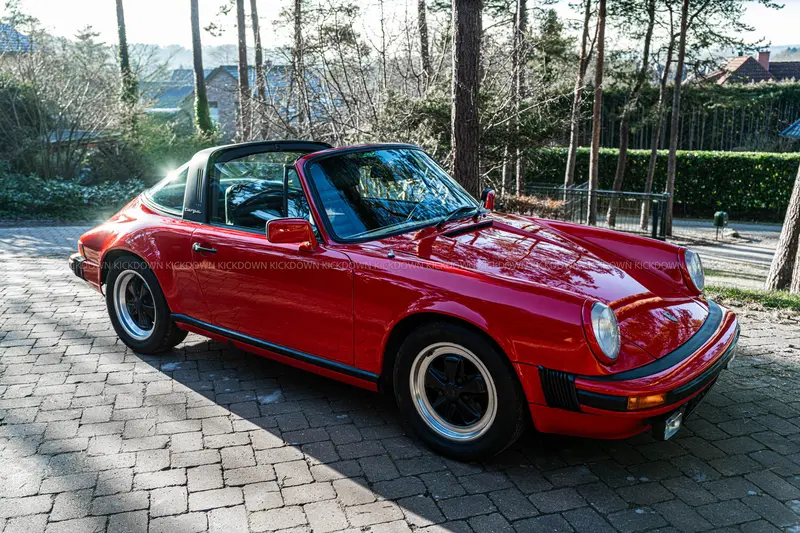 Porsche 911 SC 3.0 Targa (1980) mit Gewindefahrwerk, umfangreiche Wartungshistorie, H-Kennzeichen