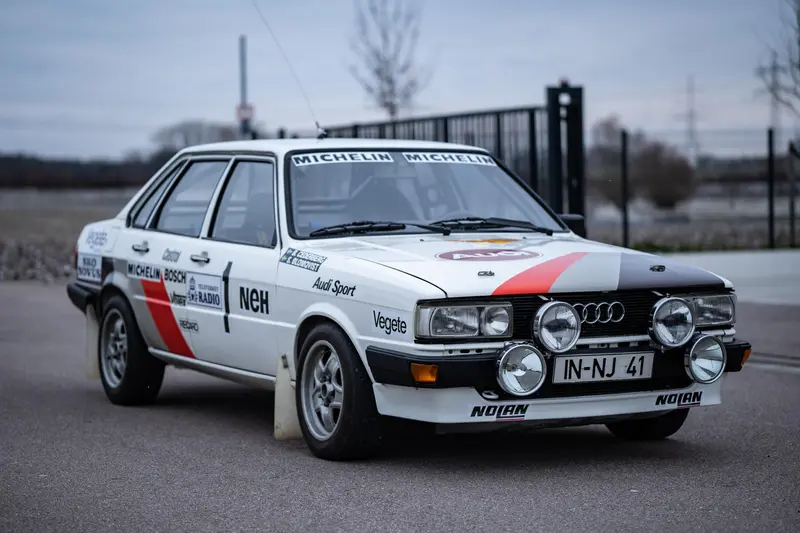 Audi 80 Quattro Gruppe A Originalfahrzeug 1/1 Rallye-Gewinner Top Restauriert (1983)